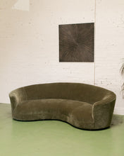 Load image into Gallery viewer, Aria 1 Piece Curved Sofa in Moss