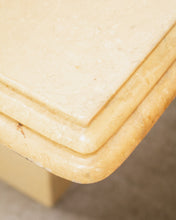 Load image into Gallery viewer, Travertine Post Modern Side Coffee Table Small
