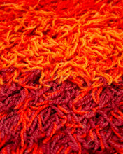 Load image into Gallery viewer, Red and Orange Rya Rug