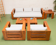 Load image into Gallery viewer, Zoe Modern 5 Piece Outdoor Lounge Set