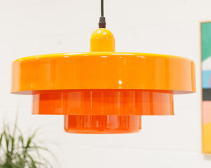 Orange Diner Hanging Pendant