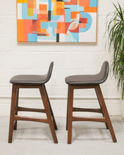 Load image into Gallery viewer, Delilah Black Counter Stool