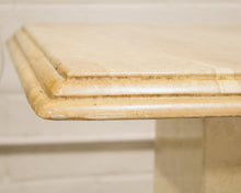 Load image into Gallery viewer, Travertine Post Modern Side Coffee Table Small
