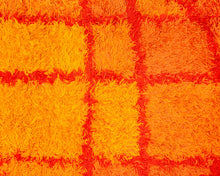 Load image into Gallery viewer, Red and Orange Rya Rug