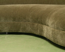 Load image into Gallery viewer, Aria 1 Piece Curved Sofa in Moss