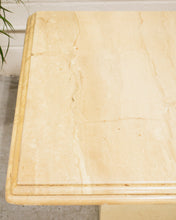 Load image into Gallery viewer, Travertine Post Modern Side Coffee Table Small