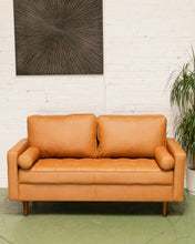 Load image into Gallery viewer, Maya Loveseat Sofa in Leather