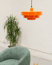 Load image into Gallery viewer, Orange Diner Hanging Pendant