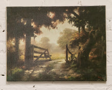 Load image into Gallery viewer, LANDSCAPE RECREATION OIL ON CANVAS painting BY MARIE MCBRIDE AFTER WINDBERG unframed