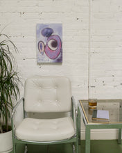 Load image into Gallery viewer, Abstract Purple Shapes Art