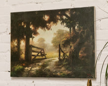 Load image into Gallery viewer, LANDSCAPE RECREATION OIL ON CANVAS painting BY MARIE MCBRIDE AFTER WINDBERG unframed