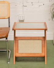 Load image into Gallery viewer, Walnut Magazine Side Table