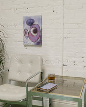 Load image into Gallery viewer, Abstract Purple Shapes Art