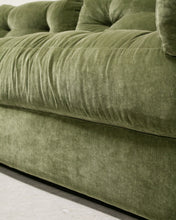 Load image into Gallery viewer, Prima Chaise and Bumper Olive Green Sofa