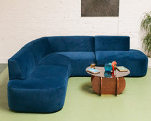 Load image into Gallery viewer, Bonnie 3 Piece Sectional Sofa in Royale Colbalt