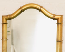 Load image into Gallery viewer, Vintage Gold Faux Bamboo Mirror