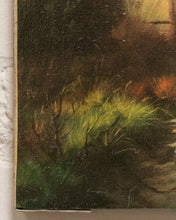 Load image into Gallery viewer, LANDSCAPE RECREATION OIL ON CANVAS painting BY MARIE MCBRIDE AFTER WINDBERG unframed