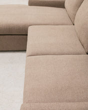Load image into Gallery viewer, Hauser Sectional Sofa in Tildan Saddle