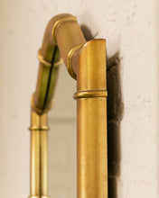 Load image into Gallery viewer, Vintage Gold Faux Bamboo Mirror