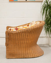 Load image into Gallery viewer, Retro Wicker Lounge Chair
