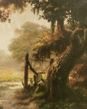 Load image into Gallery viewer, LANDSCAPE RECREATION OIL ON CANVAS painting BY MARIE MCBRIDE AFTER WINDBERG unframed