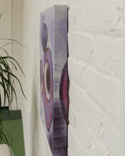 Load image into Gallery viewer, Abstract Purple Shapes Art