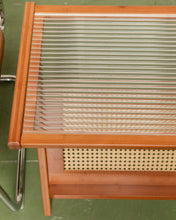 Load image into Gallery viewer, Walnut Magazine Side Table