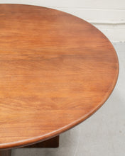 Load image into Gallery viewer, Walnut Sculptural Base Round Dining Table