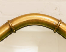 Load image into Gallery viewer, Vintage Gold Faux Bamboo Mirror