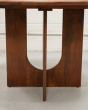 Load image into Gallery viewer, Walnut Sculptural Base Round Dining Table