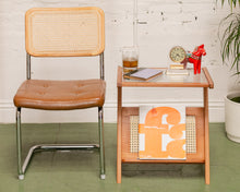 Load image into Gallery viewer, Walnut Magazine Side Table