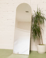 Load image into Gallery viewer, Brass Arch Floor Mirror