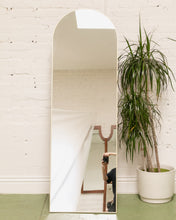 Load image into Gallery viewer, Brass Arch Floor Mirror