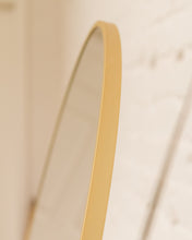 Load image into Gallery viewer, Brass Arch Floor Mirror
