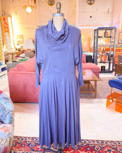 Load image into Gallery viewer, Vintage Grey Dress with Slouchy Neck (7/8)