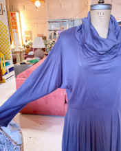 Load image into Gallery viewer, Vintage Grey Dress with Slouchy Neck (7/8)