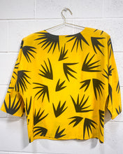 Load image into Gallery viewer, Vintage Yellow and Black Blouse (6)