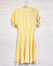 Load image into Gallery viewer, Vintage Yellow Striped Dress (5/6) - As Found
