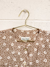 Load image into Gallery viewer, Vintage Tan Floral Dress - As Found (12)