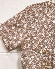 Load image into Gallery viewer, Vintage Tan Floral Dress - As Found (12)