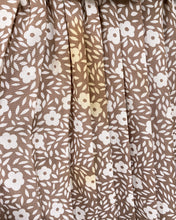 Load image into Gallery viewer, Vintage Tan Floral Dress - As Found (12)