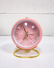 Load image into Gallery viewer, Modern Pink Light Up Desk Clock