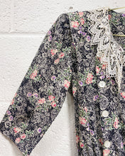 Load image into Gallery viewer, Vintage Floral Dress with Belt (6)
