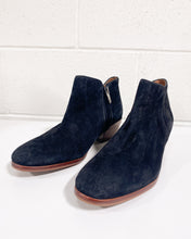 Load image into Gallery viewer, Sam Edelman Black Suede Ankle Boots- 9.5