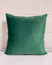 Load image into Gallery viewer, Emerald Green Velveteen Pillow