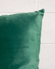 Load image into Gallery viewer, Emerald Green Velveteen Pillow