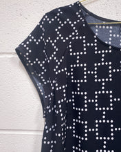 Load image into Gallery viewer, Merona Black Dress with White Dots (XXL)