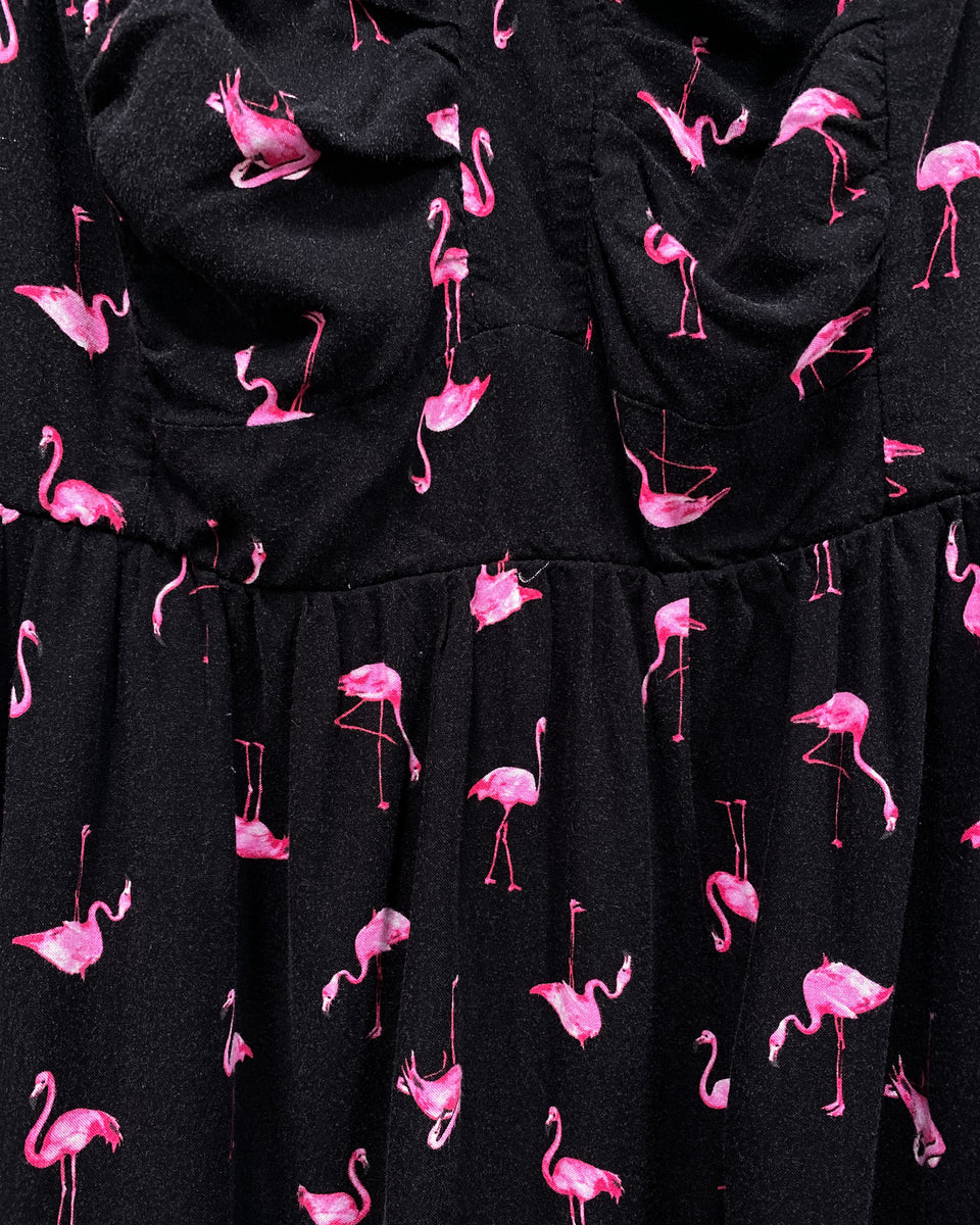 ladies flamingo dress Torrid Pink Flamingo Summer Dress (2) – Sunbeam Vintage