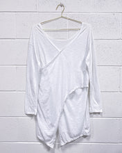 Load image into Gallery viewer, White Deconstructed Blouse