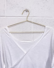 Load image into Gallery viewer, White Deconstructed Blouse